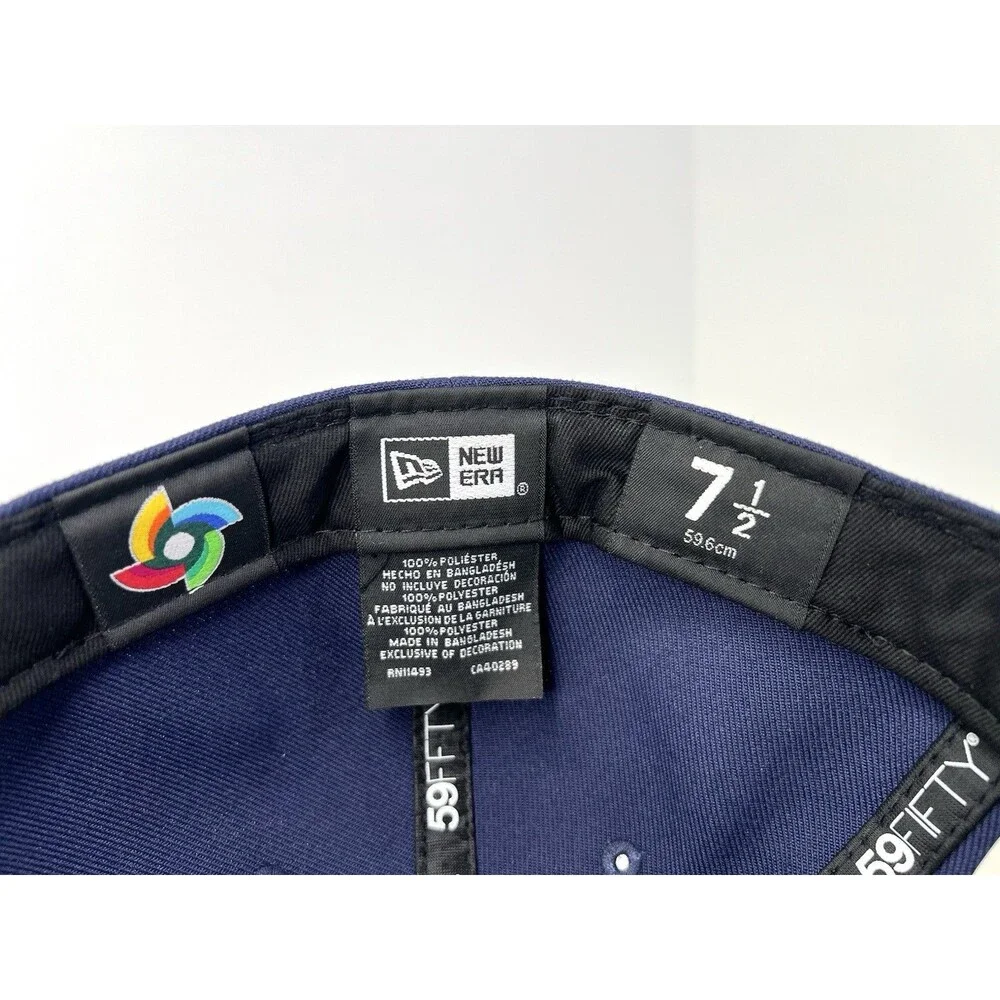 Japan WBC New Era Hat Mens 7 1/2 Navy Blue World Baseball Classic 59FIFTY New